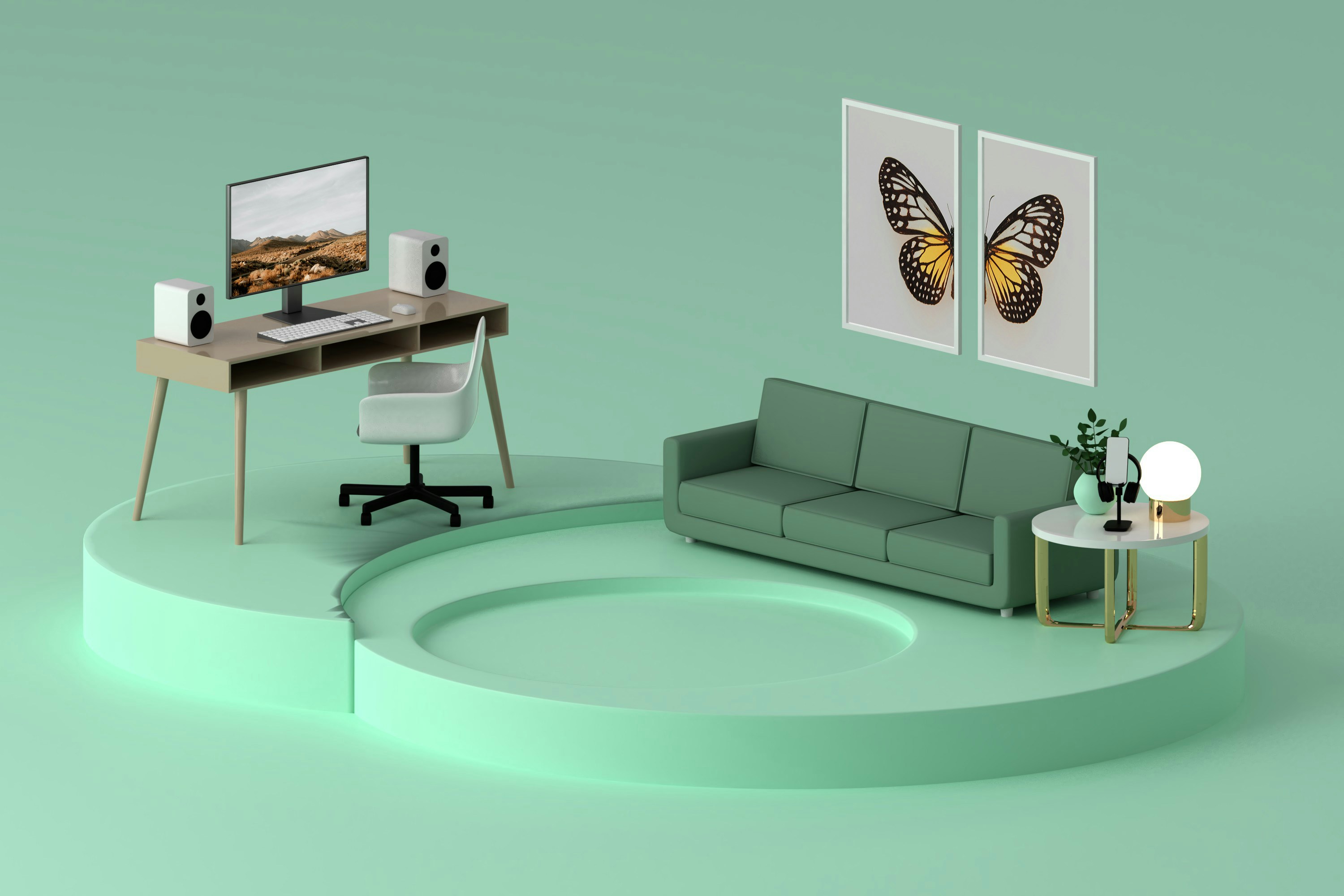Premium custom furniture showcasing detailed craftsmanship and quality