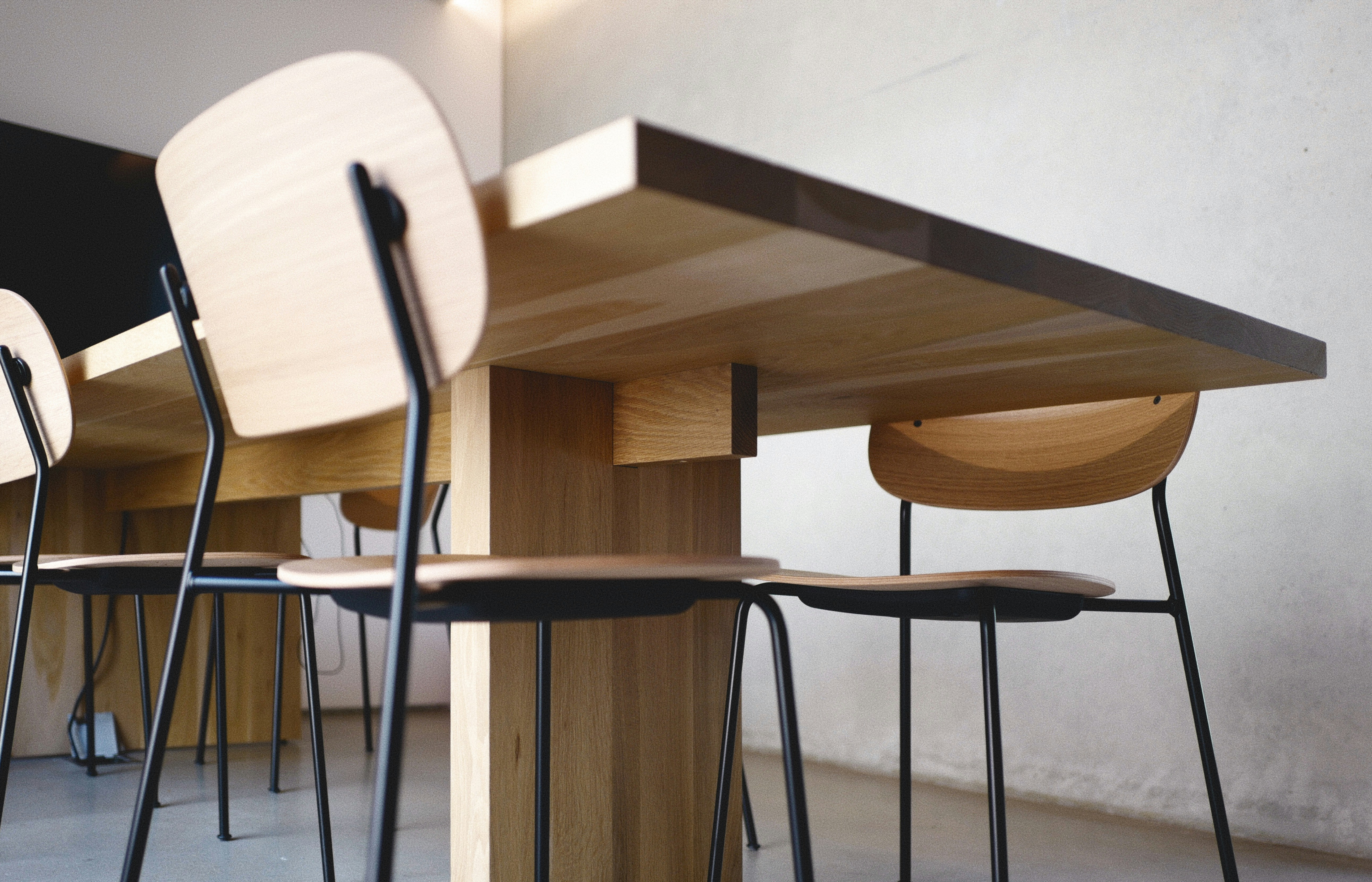 Creative artisan tables in professional workspace environment demonstrating quality craftsmanship